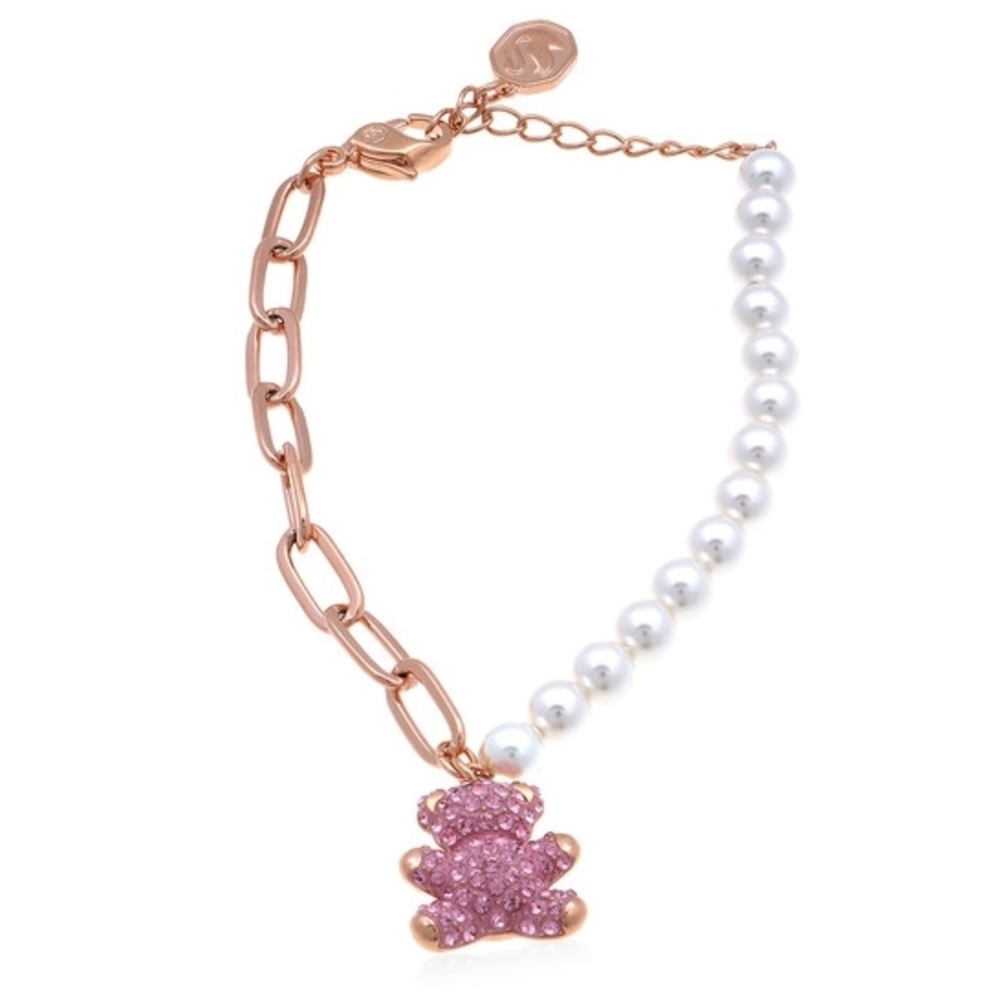 Swarovski Pink and Gold Bracelet